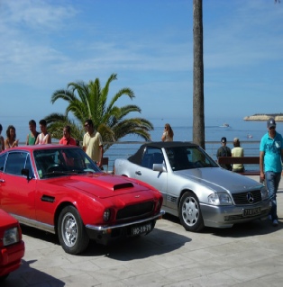 Armacao de Pera montly Classic car show along the seafront