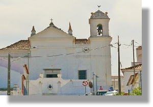 Main church in Aljezur centre