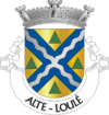 Alte-loule coat of arm blue/yellow